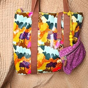 Large Fossil Purse w/ accesory bag